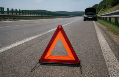 O defecțiune pe autostradă poate duce la o notă de plată de până la 1.500 de lei pentru tractare