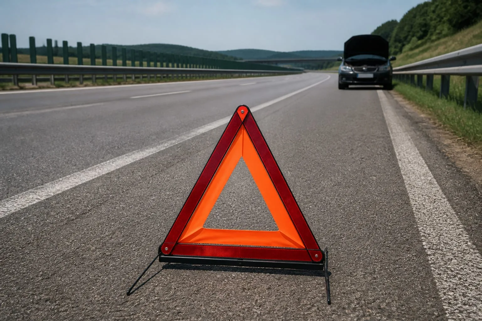 O defecțiune pe autostradă poate duce la o notă de plată de până la 1.500 de lei pentru tractare